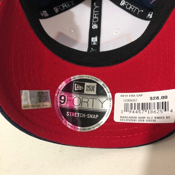 Brad Keselowski #2 Snapback Hat Cap Lite NASCAR Salutes Red White Blue New Era - Picture 5 of 6